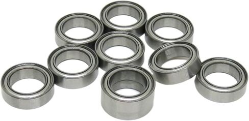 10 Pieces SMR128 ZZ 8x12x3.5mm 440C Stainless Steel Ball Bearing SMR128Z MR128 MR128Z 8 * 12 * 3.5 Miniature Remote Control car Bearing in Saudi Arabia