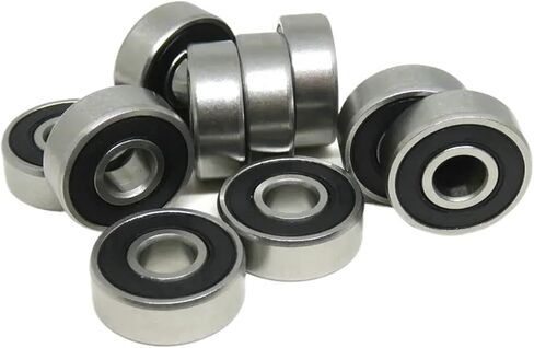 10 قطع 6x17x6 S606RS محمل من الفولاذ المقاوم للصدأ S606 RS 2RS محمل كروي مصغر 6*17*6 in Kuwait