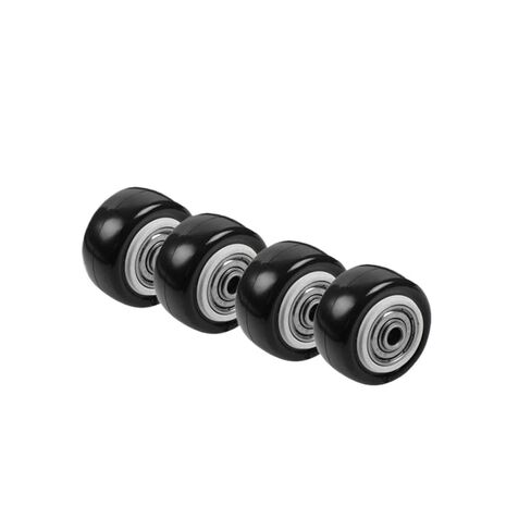 1.5 Inch Diamond Single Wheel with Double Bearing Cover Black Furniture Caster Medium Accessory in Saudi Arabia