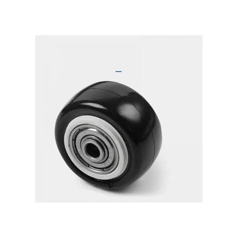 1.5 Inch Diamond Single Wheel with Double Bearing Cover Black Furniture Caster Medium Accessory in Saudi Arabia