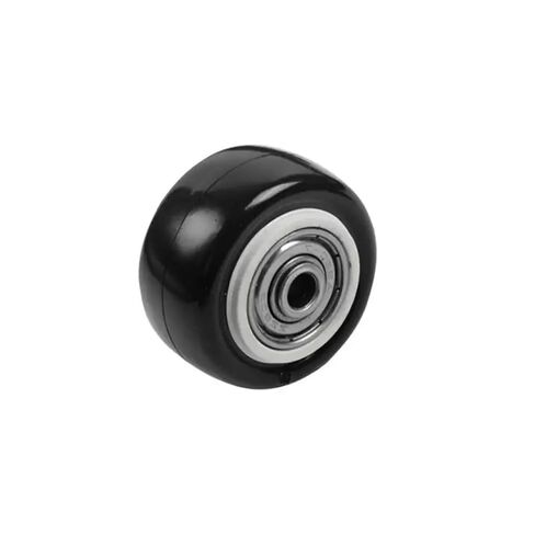 1.5 Inch Diamond Single Wheel with Double Bearing Cover Black Furniture Caster Medium Accessory in Saudi Arabia