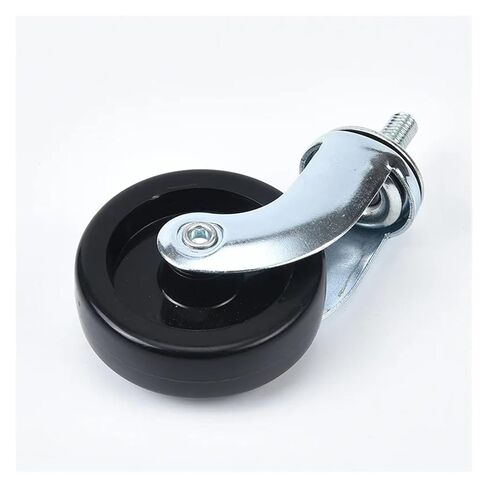4 Pieces/lot 2.5 inch Lead Screw Chrome Plated Dining Wheel Rubber Caster Trolley Silent Wheel Furniture in Saudi Arabia