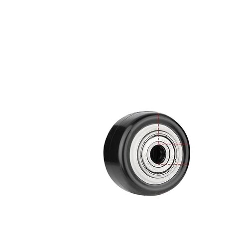 4 Pieces/Batch casters 1.5 inch TPE casters/Rubber Wheels wear-Resistant Nylon Universal Wheels and Accessories Nuts(3P) in Saudi Arabia