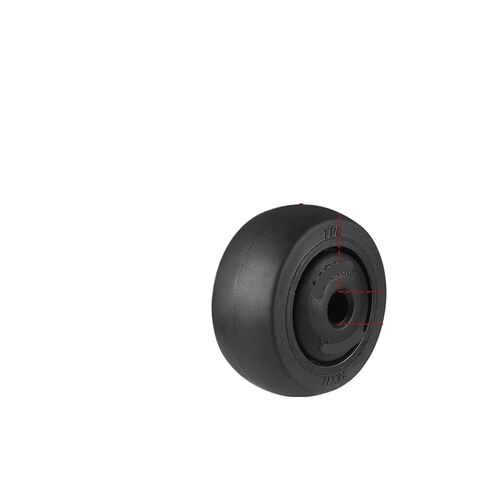 4 Pieces/Batch casters 1.5 inch TPE casters/Rubber Wheels wear-Resistant Nylon Universal Wheels and Accessories Nuts(3P) in Saudi Arabia