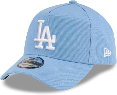 قبعة Snapback من New Era LA Los Angeles Dodgers 9FORTY A-Frame Cooperstown Dodgers 75th World Series، قبعة قابلة للتعديل باللون الأزرق in Saudi Arabia