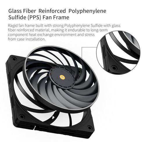 Thermalright TL-B12015 CPU Fan,Computer Case Fan Quiet 4-pin PWM, 2150RPM High Speed,15mm Slimline,for CPU Cooling and Chassis,120mm PC Cooling in Saudi Arabia