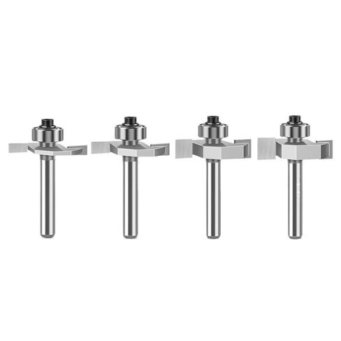 1piece T-Slotting Milling Router Bit, Precision Woodwork Biscuit Joint Rabbeting Tungsten Cobalt Alloy Cutter(6.35 X 3.96mm) in Saudi Arabia