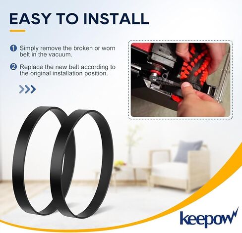 KEEPOW Vacuum Belts Compatible with Bissell ProHeat Essential and DeepClean Carpet Cleaner 1694 1697 1698 1699 1799 7920 7950 8852 1877 9585 Series, Part 3100625 EX637 2150628 1601543, 4 Pack in Saudi Arabia