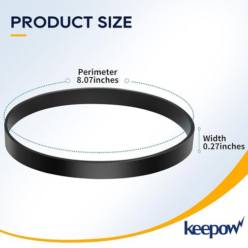 KEEPOW Vacuum Belts Compatible with Bissell ProHeat Essential and DeepClean Carpet Cleaner 1694 1697 1698 1699 1799 7920 7950 8852 1877 9585 Series, Part 3100625 EX637 2150628 1601543, 4 Pack in Saudi Arabia