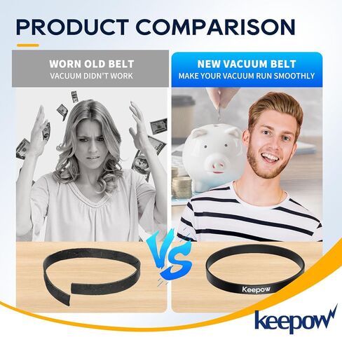 KEEPOW Vacuum Belts Compatible with Bissell ProHeat Essential and DeepClean Carpet Cleaner 1694 1697 1698 1699 1799 7920 7950 8852 1877 9585 Series, Part 3100625 EX637 2150628 1601543, 4 Pack in Saudi Arabia