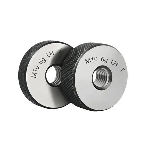 1 مجموعة (1 * GO + 1 * NOGO) 6 جرام دقة اليد اليسرى M2-M16 غير قياسي متري موضوع حلقة قياس أدوات القياس M2M3M4M5M6M7M8M9M10M11M12-M16(M14X1.5 LH T Z) in Kuwait