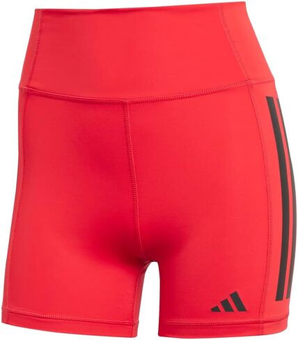 adidas Womens Optimé 3-Stripes 14 Athletic Shorts Casual - Red in Saudi Arabia