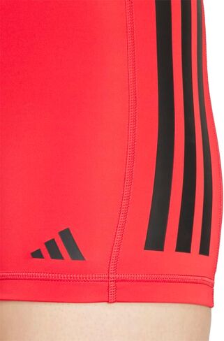 adidas Womens Optimé 3-Stripes 14 Athletic Shorts Casual - Red in Saudi Arabia