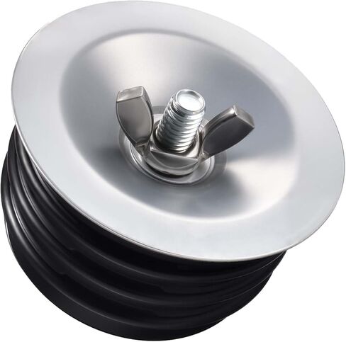 3 Inch Sewer Cleanout Cap Mechanical Test Plug Expansion Drain Stopper with Wing Nut, Rubber Sewer Drain Cover End of Pipe Gripper Mechanical Plug Suitable for Most Pipes Sink Pools in Saudi Arabia