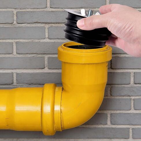 3 Inch Sewer Cleanout Cap Mechanical Test Plug Expansion Drain Stopper with Wing Nut, Rubber Sewer Drain Cover End of Pipe Gripper Mechanical Plug Suitable for Most Pipes Sink Pools in Saudi Arabia