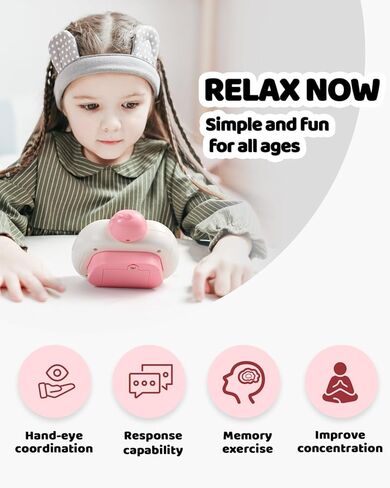 Handheld Game for Kids 6-12，4 Modes Games, A Toy Game Machine That Exercises Reaction Ability and Improves Concentration |Teens Boys & Girls Ages 3-12 Years Old & Up in Saudi Arabia