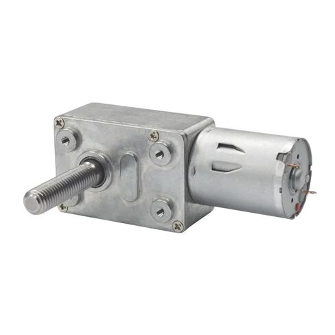JGY-370-M8 عزم دوران عالي منخفض دورة في الدقيقة تيار مستمر دودة موتور تروس 8 مللي متر * 33 مللي متر عمود المسمار الناتج مع شفة المسمار 90 دورة في الدقيقة تيار مستمر 6 فولت in Kuwait