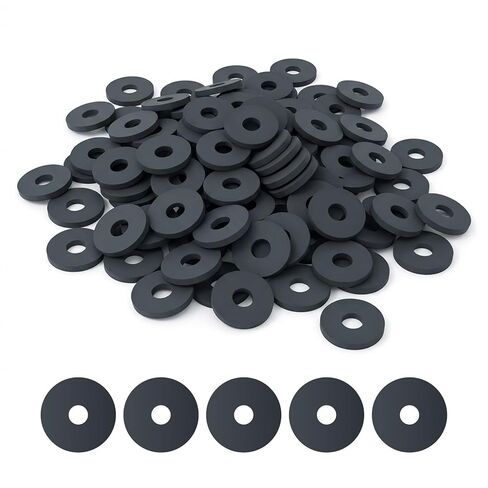 25Pcs Rubber Washer 1" Od x 1/4" ID x 1/8" Thickness, Vibration Absorbing Pads Sealing Rubber Gasket for Shower Head, Faucets, Garden, Bolts Screws, Hose Plumbing in Kuwait