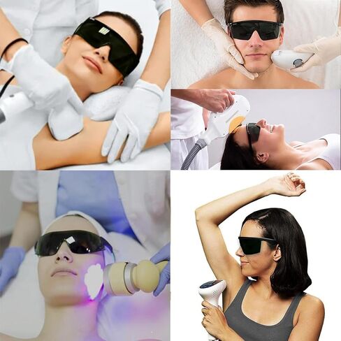 ABSORBER 190nm-2000nm Laser Safety Glasses Goggles For Laser Hair Removal Treatment and Laser Cosmetology Operator Eye Protection in Saudi Arabia