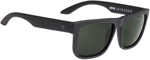 Spy Discord Sunglasses Soft Matte Black With HD Plus Grey Green Lens in Saudi Arabia