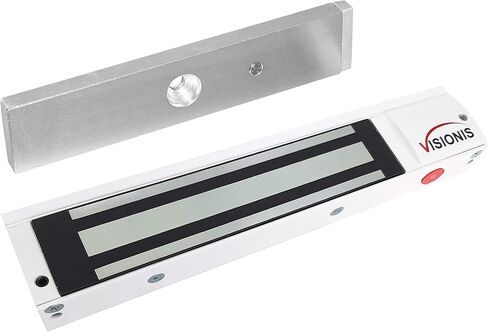 Visionis FPC-5192 600lbs Indoor Electromagnetic Lock with 600 lbs L and Z Bracket for Inswinging Door Access Control Maglock in Saudi Arabia