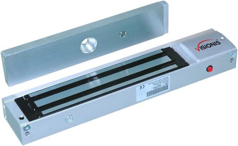 Visionis FPC-5192 قفل كهرومغناطيسي داخلي بوزن 600 رطل مع دعامة L وZ بوزن 600 رطل للتحكم في الوصول إلى الباب الداخلي Maglock in Kuwait