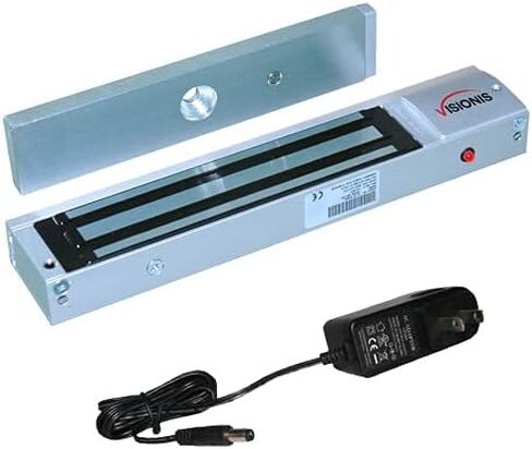 Visionis FPC-5192 قفل كهرومغناطيسي داخلي بوزن 600 رطل مع دعامة L وZ بوزن 600 رطل للتحكم في الوصول إلى الباب الداخلي Maglock in Kuwait