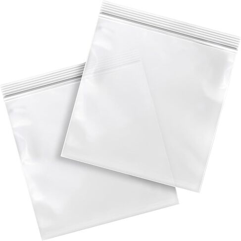 Resealable Poly Bags for Storage, 7 x 9 Inch, 1000 Pack, 2 Mil, Zipper Lock Closure, Reclosable Plastic Zip Bags, Plain in Saudi Arabia