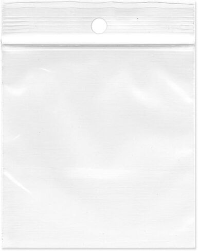 Resealable Poly Bags for Storage, 7 x 9 Inch, 1000 Pack, 2 Mil, Zipper Lock Closure, Reclosable Plastic Zip Bags, Plain in Saudi Arabia