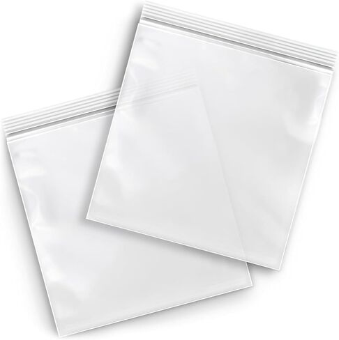 Resealable Poly Bags for Storage, 7 x 9 Inch, 1000 Pack, 2 Mil, Zipper Lock Closure, Reclosable Plastic Zip Bags, Plain in Saudi Arabia