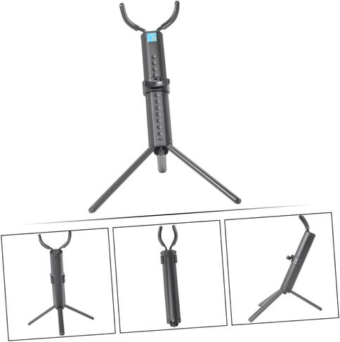 FOMIYES Portable Tenor Saxophone Stand Foldable Saxophone Bracket Rack with Blue Case Desktop Storage Holder Music Accessories in Saudi Arabia