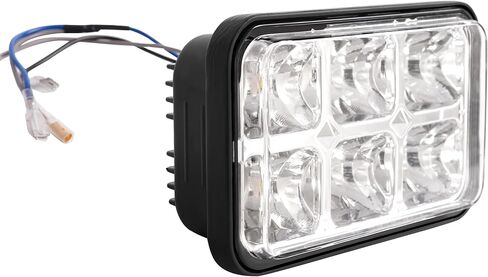 ALMULOO Golf Cart Headlight Clear LED Lens Compatible with 1996-Up EZGO ST350 & 1980-1994 EZGO Marathon/EZGO Workhorse Models Golf Cart Plastic Headlight Chrome Housing in Saudi Arabia