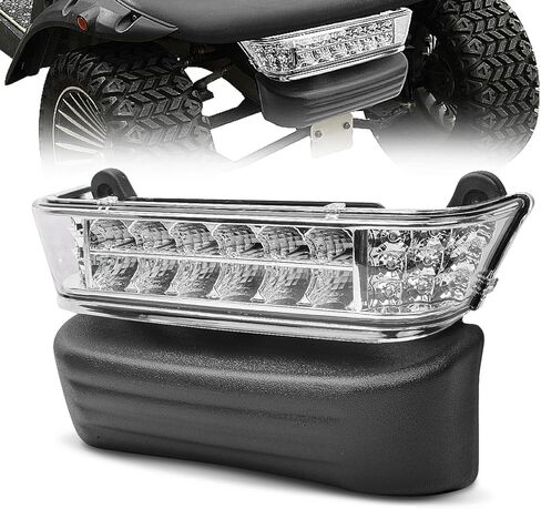 Golf Cart LED Head Light with Bumper Replacement for Club Car Precedent 2004-UP Electric Golf Carts Front Replace Head Light 12V in Saudi Arabia