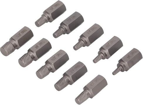 Hex Head Screw Extraction Deductions for Broken Screw Made of Distance Tool, Multi Spline on the Left Spiral Extractors in Saudi Arabia
