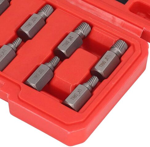 ciciglow Multi Spline Screw Extractor Set for Broken Screws Bolts Removal Tool, Hex Head Left Spiral Extractors in Saudi Arabia