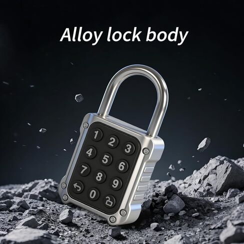 قفل رقمي من بلوسوم لخزانة الصالة الرياضية الذكية 9 أرقام مع أضواء LED دخول ذكي بدون مفتاح للمدرسة والسقيفة والسياج (SY701) in Kuwait