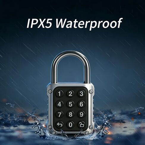 قفل رقمي من بلوسوم لخزانة الصالة الرياضية الذكية 9 أرقام مع أضواء LED دخول ذكي بدون مفتاح للمدرسة والسقيفة والسياج (SY701) in Kuwait