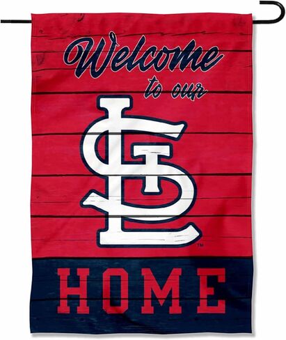 St. Louis Cardinals Welcome To Our Home Double Sided Garden Flag in Saudi Arabia
