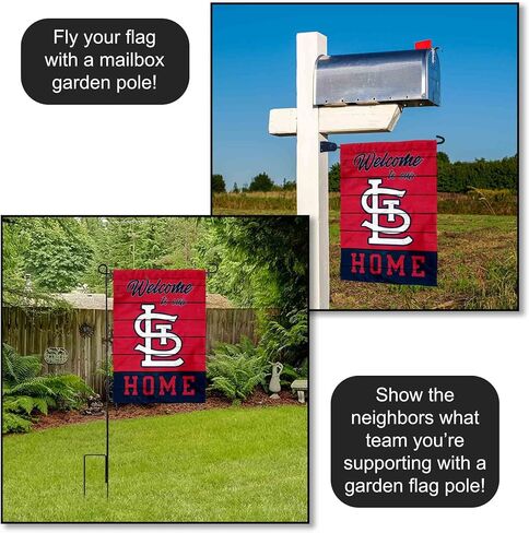 St. Louis Cardinals Welcome To Our Home Double Sided Garden Flag in Saudi Arabia