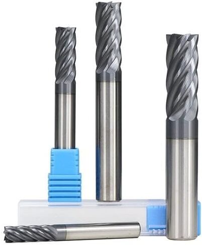 التخشين نهاية مطحنة 6 الناي CNC راوتر بت 6/8/10/12 مللي متر كربيد نهاية مطحنة TiAIN المغلفة HRC55 التصنيع باستخدام الحاسب الآلي أدوات الطحن in Kuwait