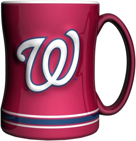 Boelter Brands MLB unisex MLB Sculpted Relief Mug, 14-ounce in Saudi Arabia