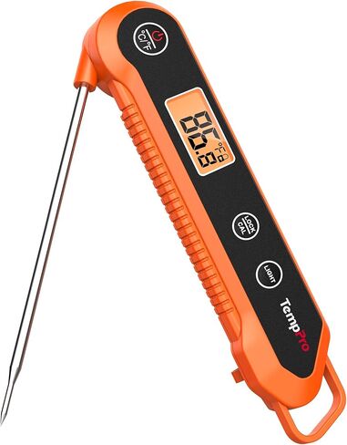Thermopro الرقمية الفورية مقياس حرارة اللحوم لشواء المطبخ المطبخ مقياس الحرارة مع المعايرة والألواح الخلفية مدخن مقياس حرارة الحلوى مع مؤشرات درجة الحرارة in Kuwait