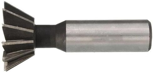 1pcs Tungsten Carbide Dovetail Milling Cutter 55 Degrees Dovetail Cutter End Mill 10-60mm Cutting Diameter HSS Straight Shank Dovetail Slot Cutter CNC Cutting Tools(40) in Kuwait
