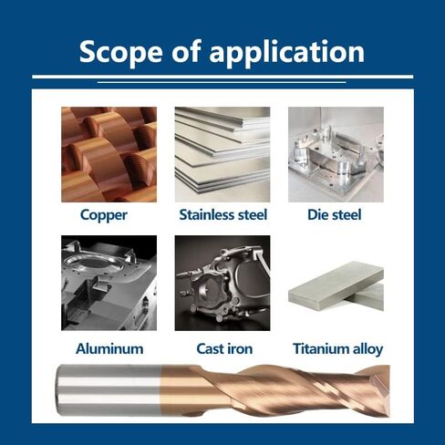 1 قطعة/8 قطعة نانو معطف شقة الأنف نهاية مطحنة CNC راوتر بت 1-12 مللي متر اثنين من المزامير كربيد نهاية مطحنة TiCN المغلفة شقة نهاية مطحنة بت ماكينة بتحكم رقمي بالكمبيوتر طحن بت in Kuwait