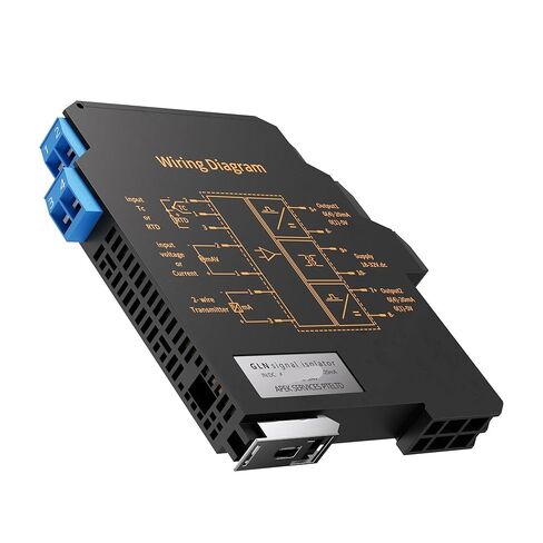 DC24V 4-20mA 0-20mA إشارة الإدخال المعزل 0-10V 0-5V الإخراج 1 في 2 خارج (1-5V إلى 0-10V) in Kuwait