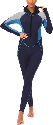 FEOYA Women’s Long Sleeve Swimsuit Full Body Swimwear Muslim Bathing Suit with Swim Hood in Saudi Arabia