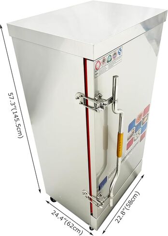 باخرة كهربائية تجارية من الفولاذ المقاوم للصدأ خزانة لتدفئة البخار مع 12 صينية خزانة تسخين البخار 110 فولت 12 كيلو وات in Kuwait