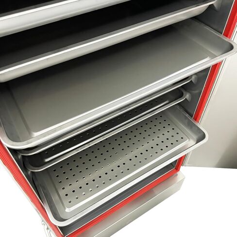 باخرة كهربائية تجارية من الفولاذ المقاوم للصدأ خزانة لتدفئة البخار مع 12 صينية خزانة تسخين البخار 110 فولت 12 كيلو وات in Kuwait