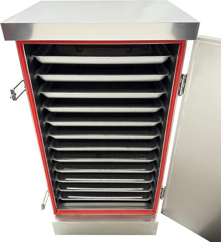 باخرة كهربائية تجارية من الفولاذ المقاوم للصدأ خزانة لتدفئة البخار مع 12 صينية خزانة تسخين البخار 110 فولت 12 كيلو وات in Kuwait