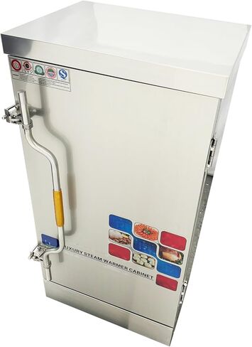 باخرة كهربائية تجارية من الفولاذ المقاوم للصدأ خزانة لتدفئة البخار مع 12 صينية خزانة تسخين البخار 110 فولت 12 كيلو وات in Kuwait